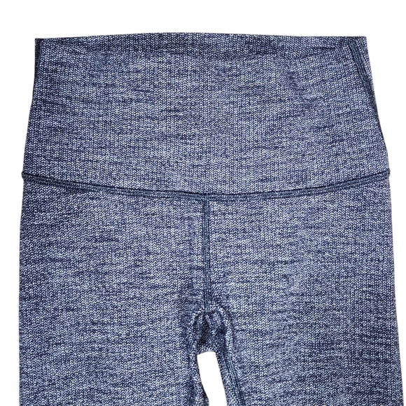 Lululemon Wunder Under Hi-Rise 25" Luon Heathered Black Size 4 - Picture 9 of 10
